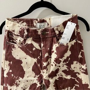 BDG High & Wide Jean - Cow Print